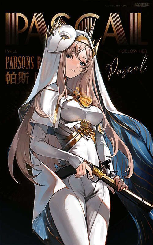 游戏角色立绘局部特写，展现精细到发丝的细节刻画