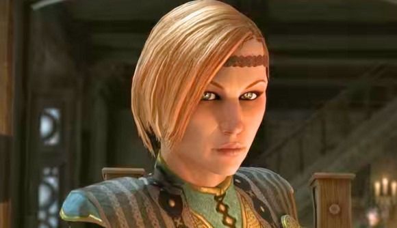 《上古卷轴OL》游戏画面，展示角色在奇幻世界中探索的场景