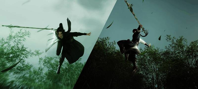 《射雕》帮派结义界面展示，玩家组队互动画面