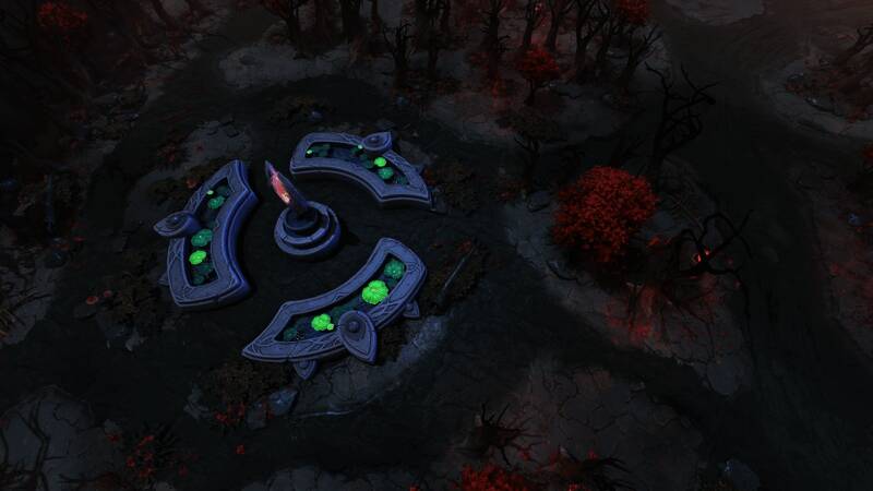 地图旧版与新版对比：高地外侧围墙重建