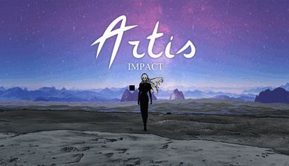 游戏主视觉图，展现主角Akane与AI伙伴Bot的冒险旅程