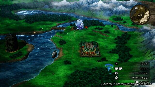 《勇者斗恶龙3：HD-2D重制版》游戏场景截图，角色在海上航行