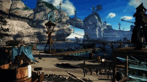 画面展示「络缲」系统的界面操作方式，玩家正在选择构建类型