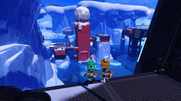 战斗场景展示，角色使用道具对抗敌人，动作流畅特效活泼