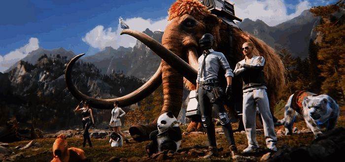 和平精英动物丛林玩法中玩家骑乘卡皮巴拉穿越战场