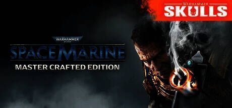 战锤系列游戏角色集结图，包含Space Marine、Ork Boyz等经典形象