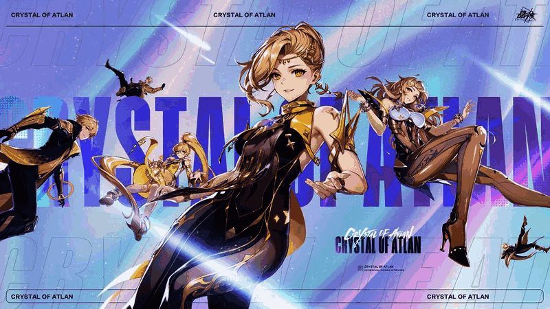 星神使者时装整体外观展示，金色装饰与星光特效交织