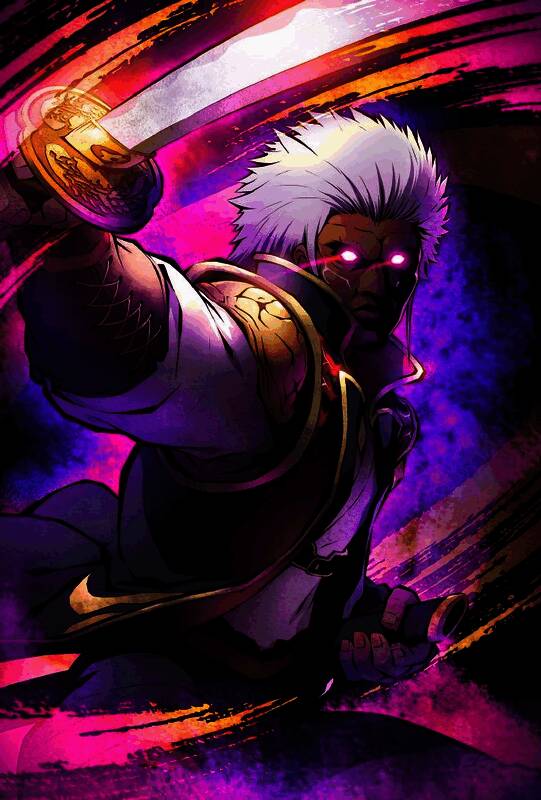 纪念插画由插画师水野佳祐绘制，呈现主角持刀战斗的英姿，背景融合日式浮世绘风格元素