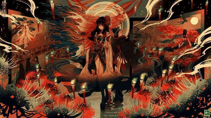 专属插画三途知火展示画面