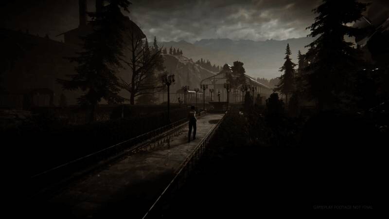 夜晚场景下的城市灯光与雨滴反射效果