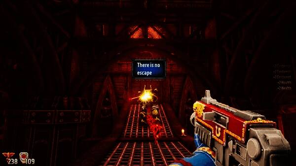 敌人成群结队扑向主角，场景充满末世科幻风格