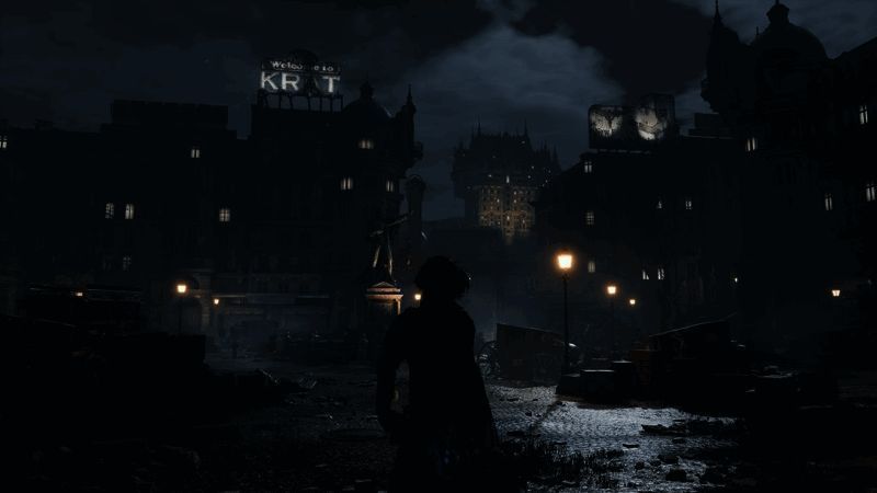 《匹诺曹的谎言》战斗画面展示，角色手持武器与巨型怪物激烈对抗