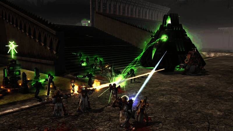 战斗修女进行净化作战的激烈画面