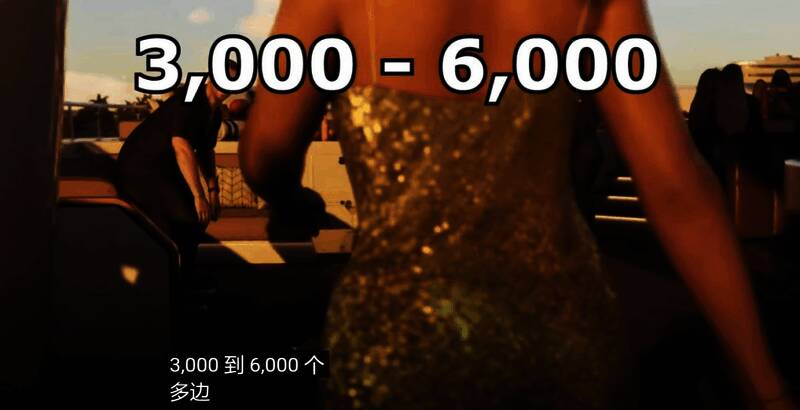 对比图展示《GTA6》与《最终幻想7》建模差异，凸显技术飞跃