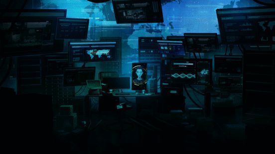 赛博朋克风格城市夜景，高楼林立，霓虹闪烁，展现未来都市的压抑氛围