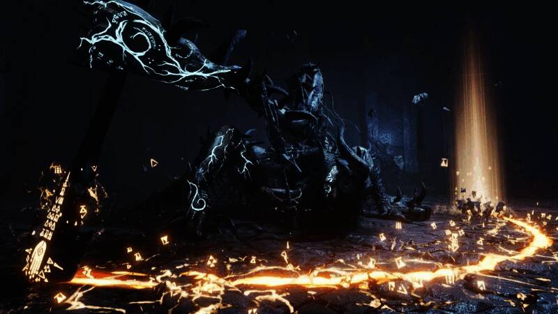 《匹诺曹的谎言》DLC角色概念图，展示哀怨遗迹守护者的威严形象