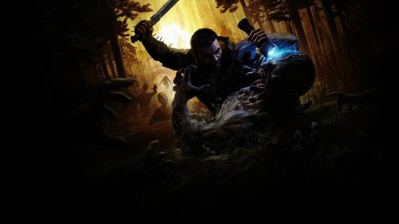 《消逝的光芒：野兽》游戏封面，主角凯尔身披战甲，眼神坚定