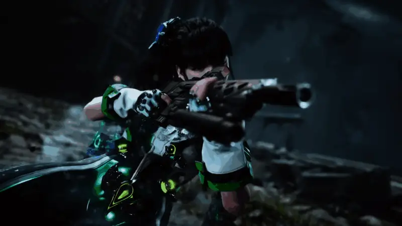 《剑星》与《妮姬：胜利女神》联动宣传图，角色造型精致，场景华丽梦幻