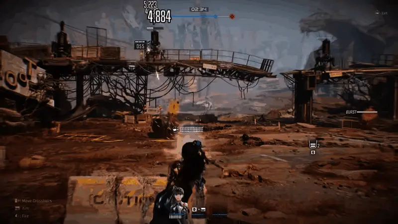 游戏联动场景展示，角色在战场上并肩作战，特效炫酷夺目