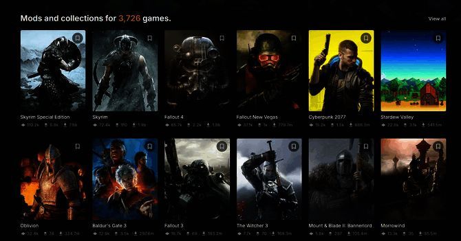 玩家社区分享的《上古卷轴5》MOD整合包配置界面截图
