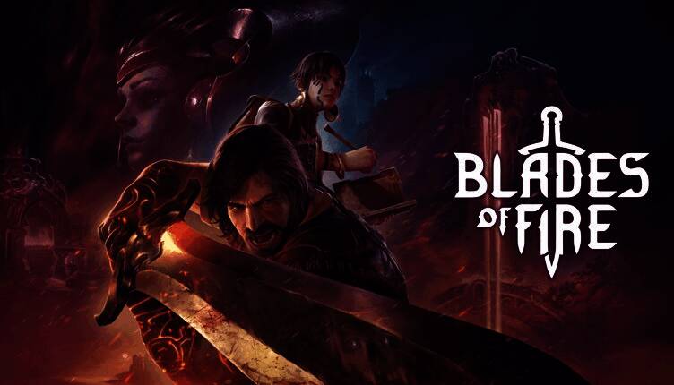 游戏主界面截图，背景为燃烧的战场，界面中央显示游戏LOGO与开始选项