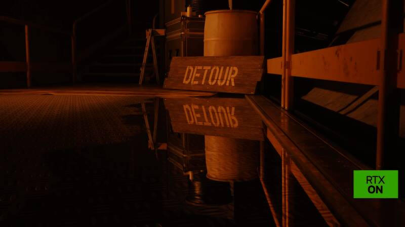 《FBC: Firebreak》光追开启后室内光照更加自然真实