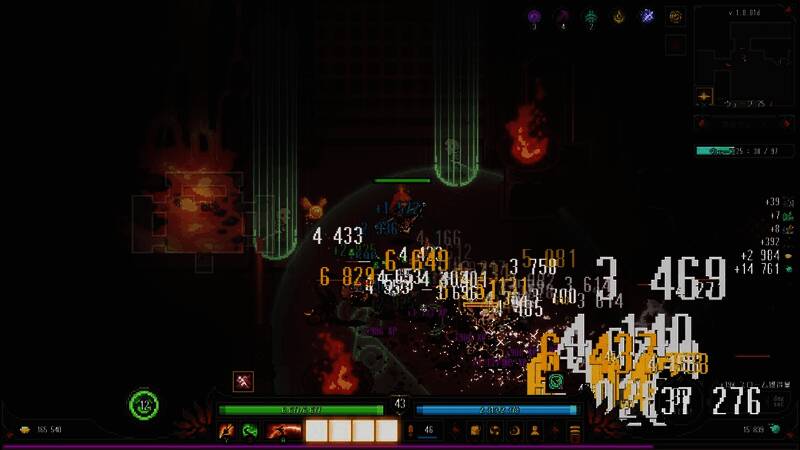 游戏地图界面展示，不同区域色彩鲜明，怪物分布与资源点清晰可见