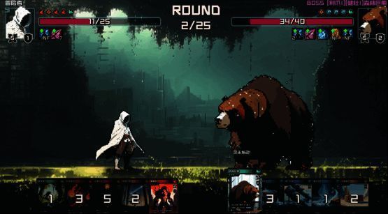 游戏卡牌展示图，五种不同派系的卡牌排列整齐，风格统一