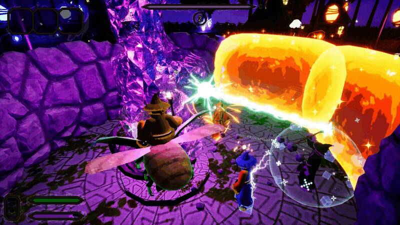 玩家在不同环境中进行战斗的场景展示