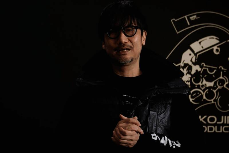 小岛秀夫接受采访现场照片