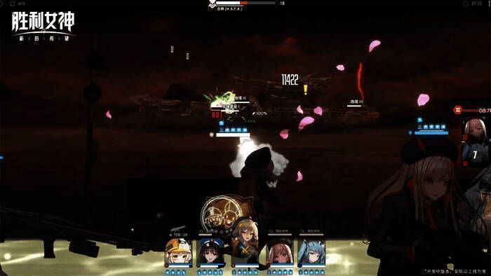 游戏中战斗场景截图，角色正在掩体后进行反击