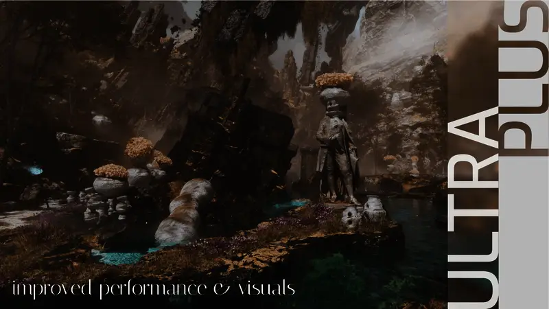 游戏场景中光影交错的细腻表现，展现MOD对画质的显著提升