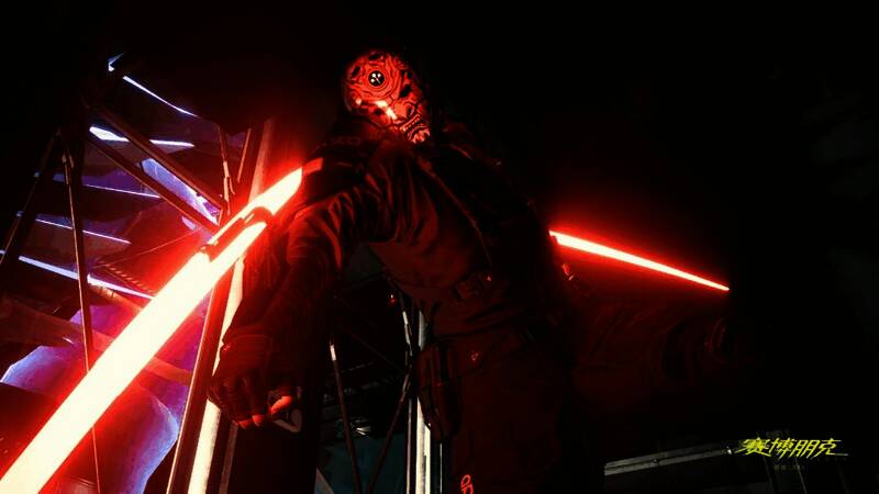 战斗场景中角色使用武器射击，特效逼真流畅