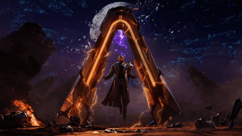 时间尊者操控神经网络系统的场景，屏幕上显示多个监控画面