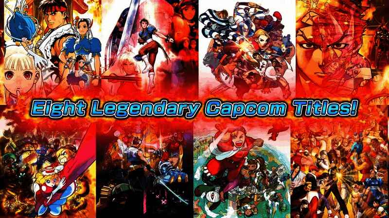 游戏封面展示多个经典角色，背景为霓虹风格战斗场景