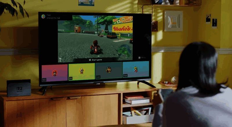 Switch2系统界面展示，突出显示VRR设置选项