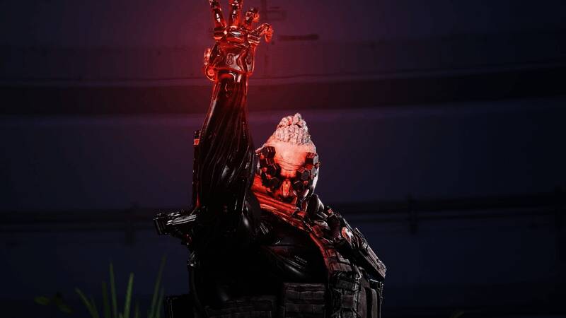 《星刃》战斗场景，敌人被击中时产生炫目光效