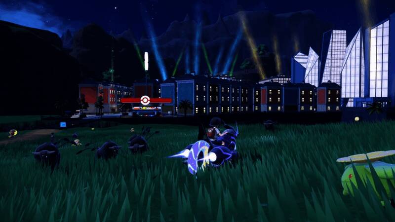 《宝可梦：朱紫》Switch2版战斗场景截图，技能特效华丽，画面流畅无卡顿