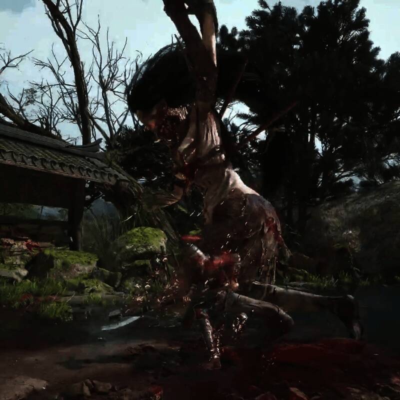 武器升级界面展示，多个零件组合，呈现高度自定义效果