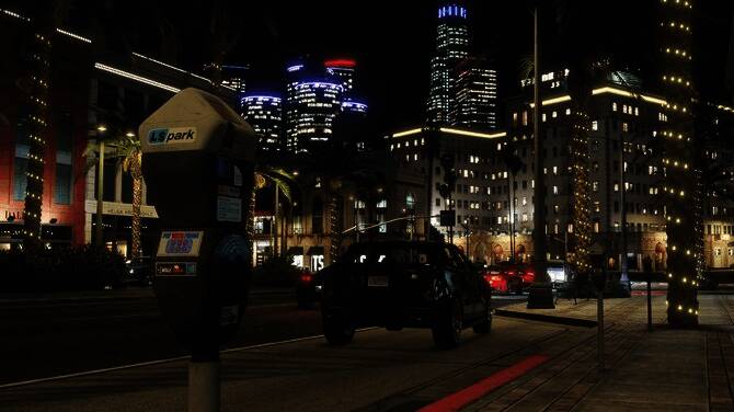 《GTA5》MOD对比原版画面，植被与建筑细节更加逼真