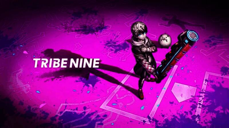 游戏宣传图展示主角团在新东京街头战斗的画面，背景为霓虹闪烁的城市夜景