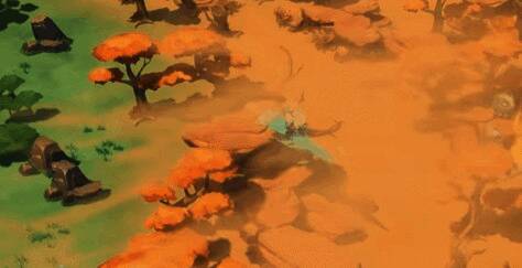 探险队伍穿越多样地形，探索未知区域