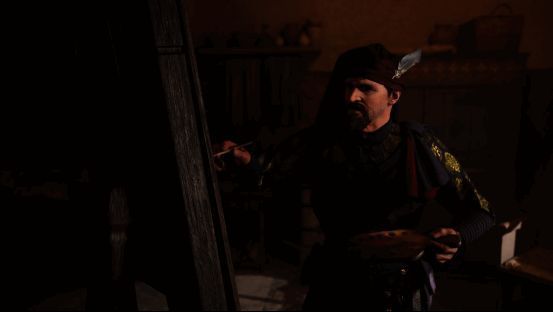 玩家自定义盾牌界面，多种图案与颜色供选择