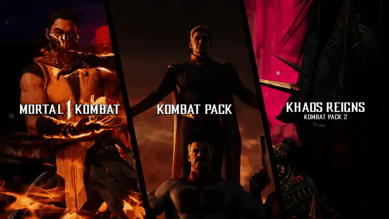 《真人快打1 终极版》角色展示图，多位经典与跨界角色集结亮相