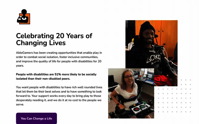 AbleGamers创始人Mark Barlet照片或相关背景图