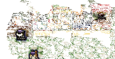 温泉馆内部设施升级动画，从简单汤池扩展为多功能场所