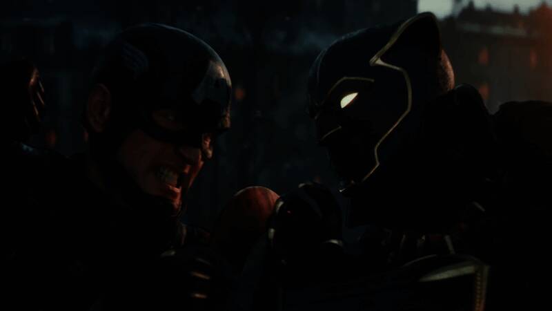 《漫威1943：九头蛇崛起》游戏概念图，展现二战时期的超级英雄战斗场景