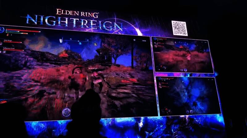 《艾尔登法环：黑夜君临》技能释放特效展示，华丽招式令人震撼