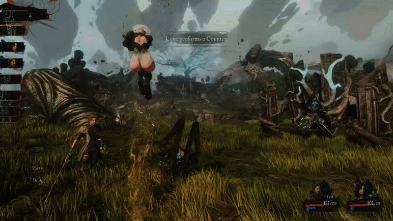 角色站立于高台之上，俯瞰战场局势