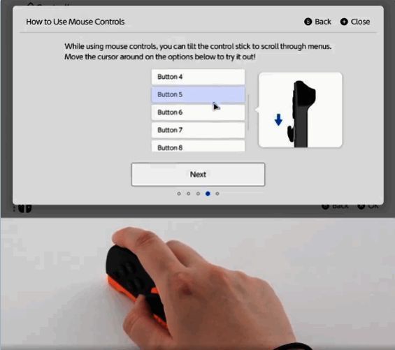 Joy-Con 2手柄与Switch 2主机连接状态下的操作界面截图